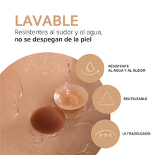 Cargar imagen en el visor de la galería, Cubre pezones de silicona reutilizables