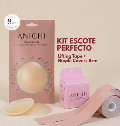 Kit Lifting Tape + Cubrepezones de Silicona Reutilizables (8cm)